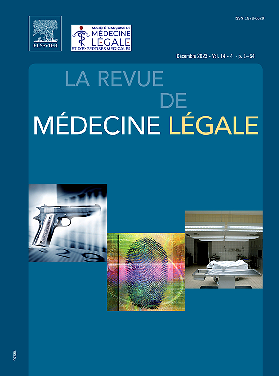 Go to journal home page - La Revue de Médecine Légale